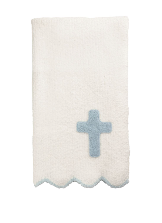 Chenille Cross Blanket