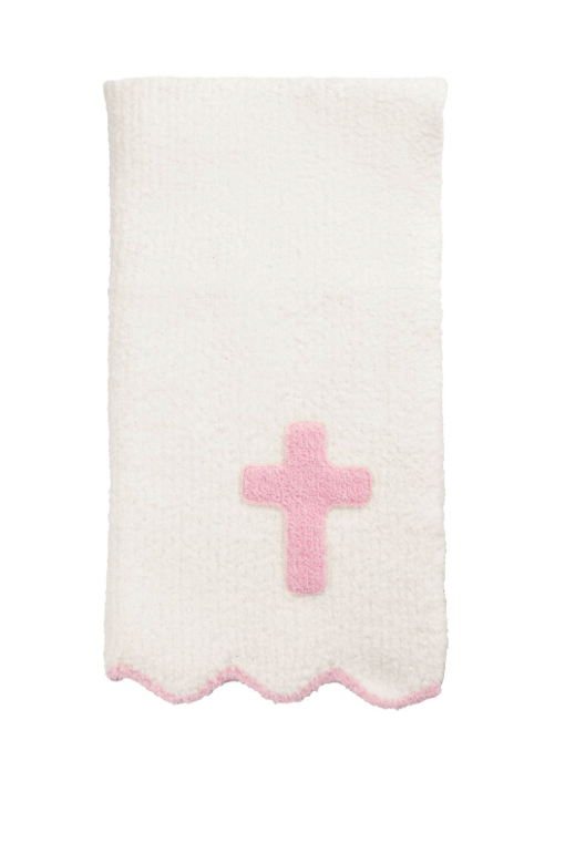 Chenille Cross Blanket