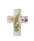 Dried Flower Resin Cross Fern