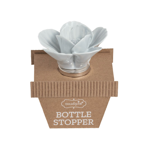 Blue Flower Bottle Stopper