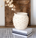 10.6" White Knot Vase