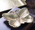 6" Gold Butterfly Dish