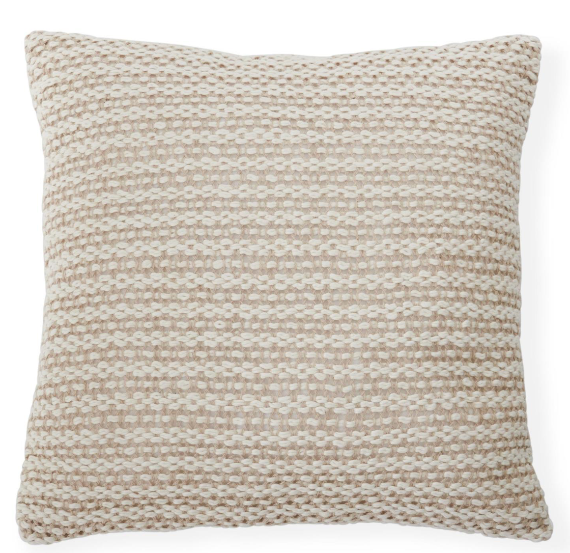 20" Woven Cotton Pillow