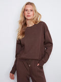 Lydia Crewneck Soft Scuba Top