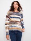 Allison Space Dye Crew Neck Sweater