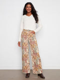 Lillian Long Wide Leg Patchwork Pants