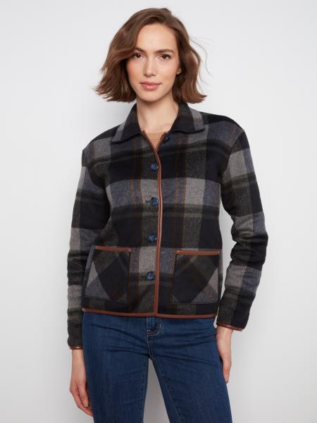 Gabriella Reversible Plaid Jacket