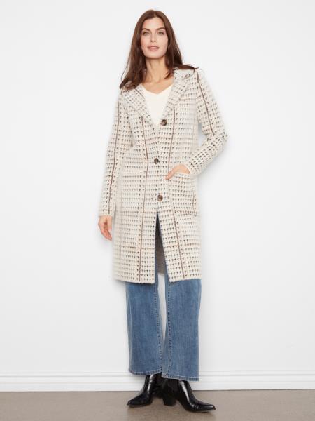 Savannah Knit Coatigan With Patch Pocket