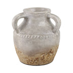 Ivory Ceramic Vase 10"
