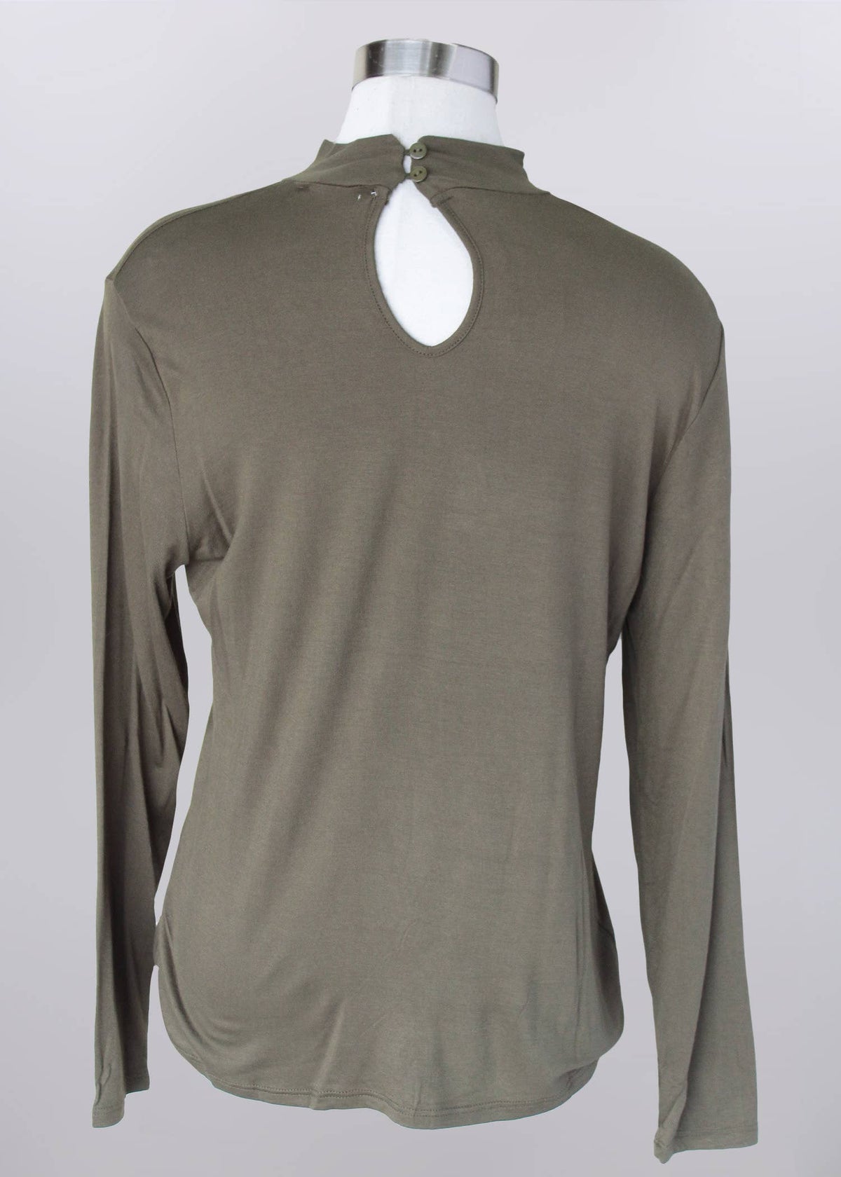 Riley Keyhole Mock Neck