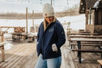 Knit Cuff Beanie in Ivory