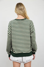 Josie V Stitch Stripe Long Sleeve