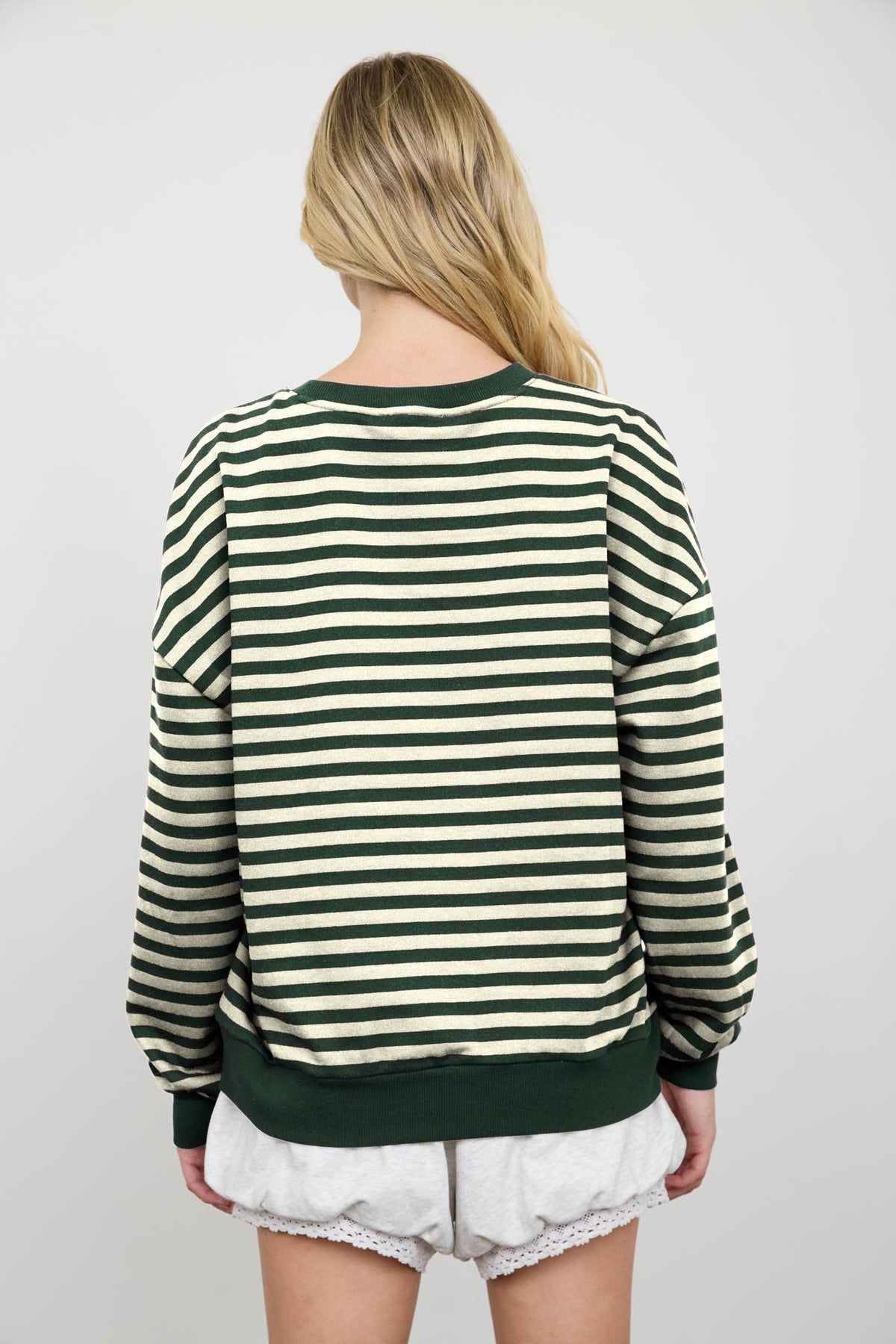 Josie V Stitch Stripe Long Sleeve