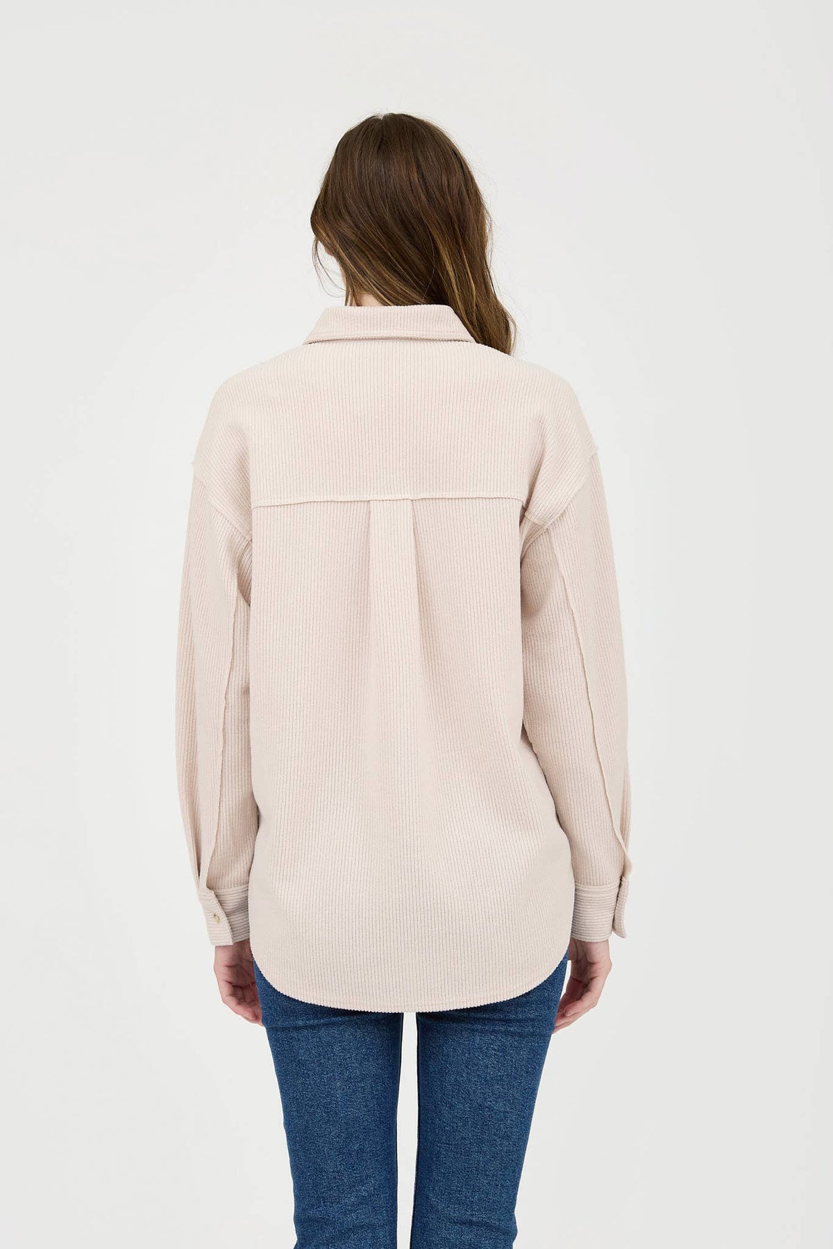 Rachel Rib Knit Button Up