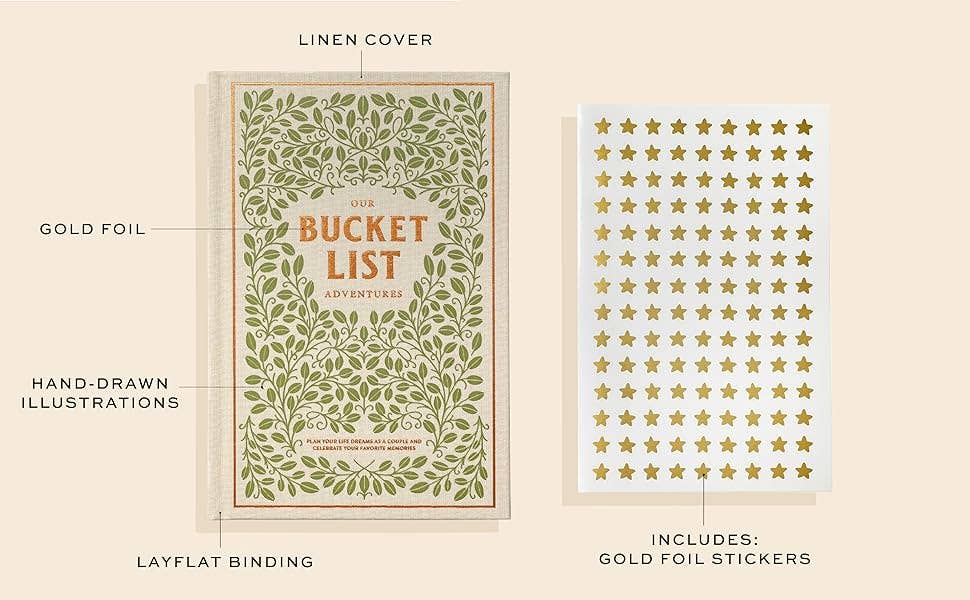 Our Bucket List Adventures: A Guided Journal for Couples