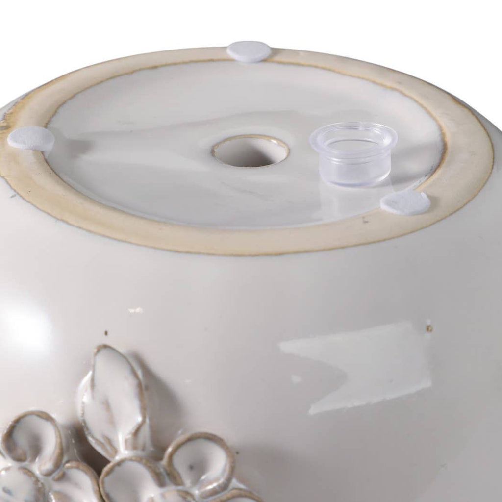 Ceramic Pot Flower Applique