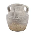 Ivory Ceramic Vase 10"