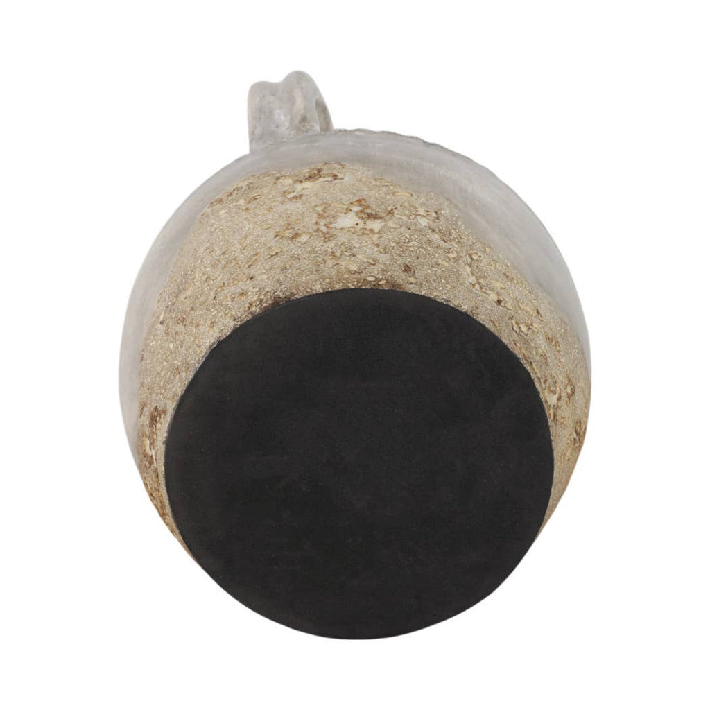 Ivory Ceramic Vase 10"