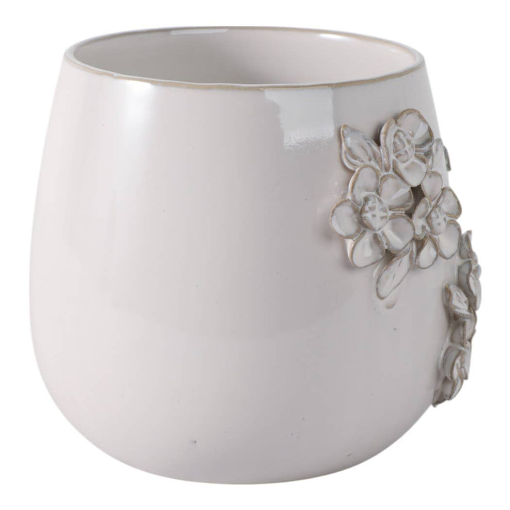 Ceramic Pot Flower Applique