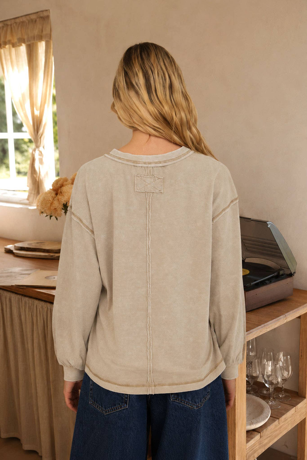 Zoe Washed Knit Top