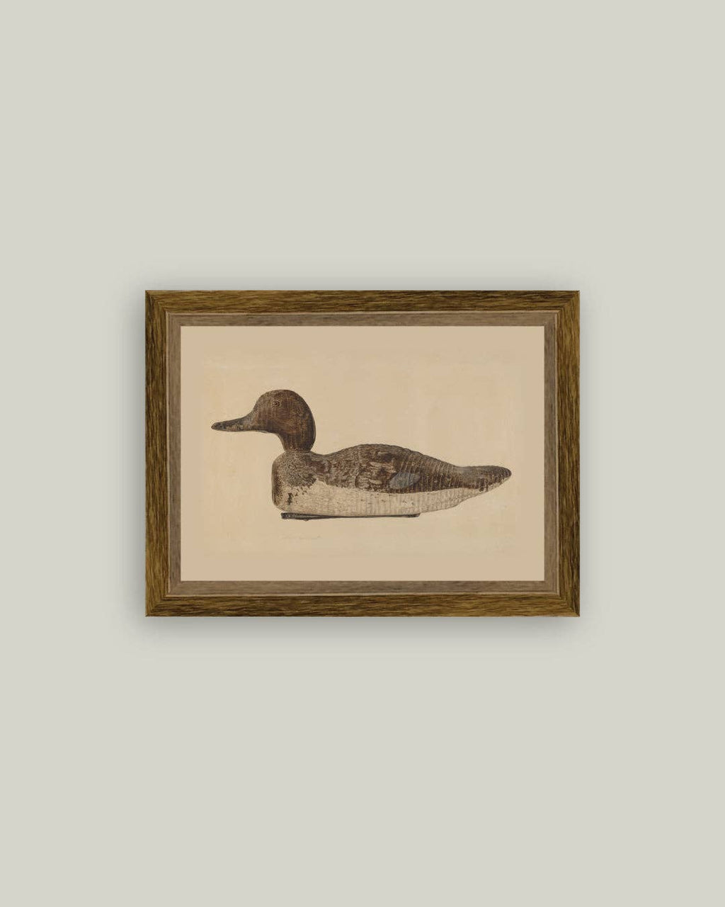 PL Wooden Duck Decoy