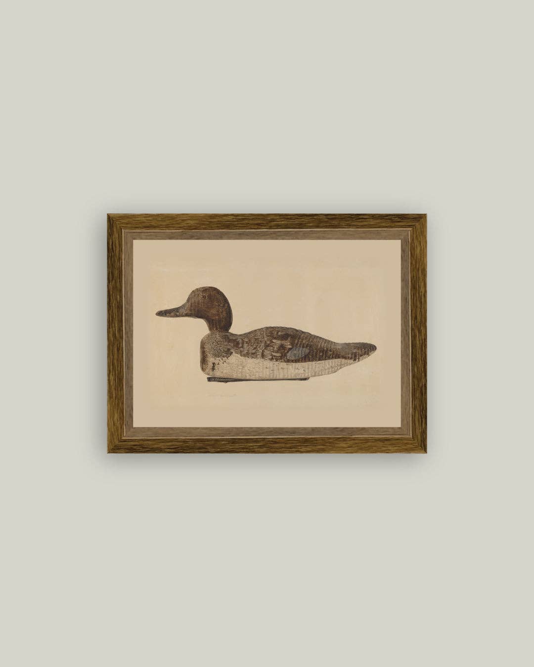 PL Wooden Duck Decoy