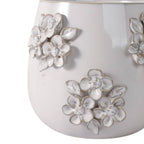 Ceramic Pot Flower Applique