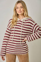 Hanna Striped Hoodie Sweater