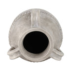 Ivory Ceramic Vase 10"