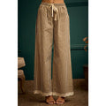 Shany Stripe Lace Trim Pants