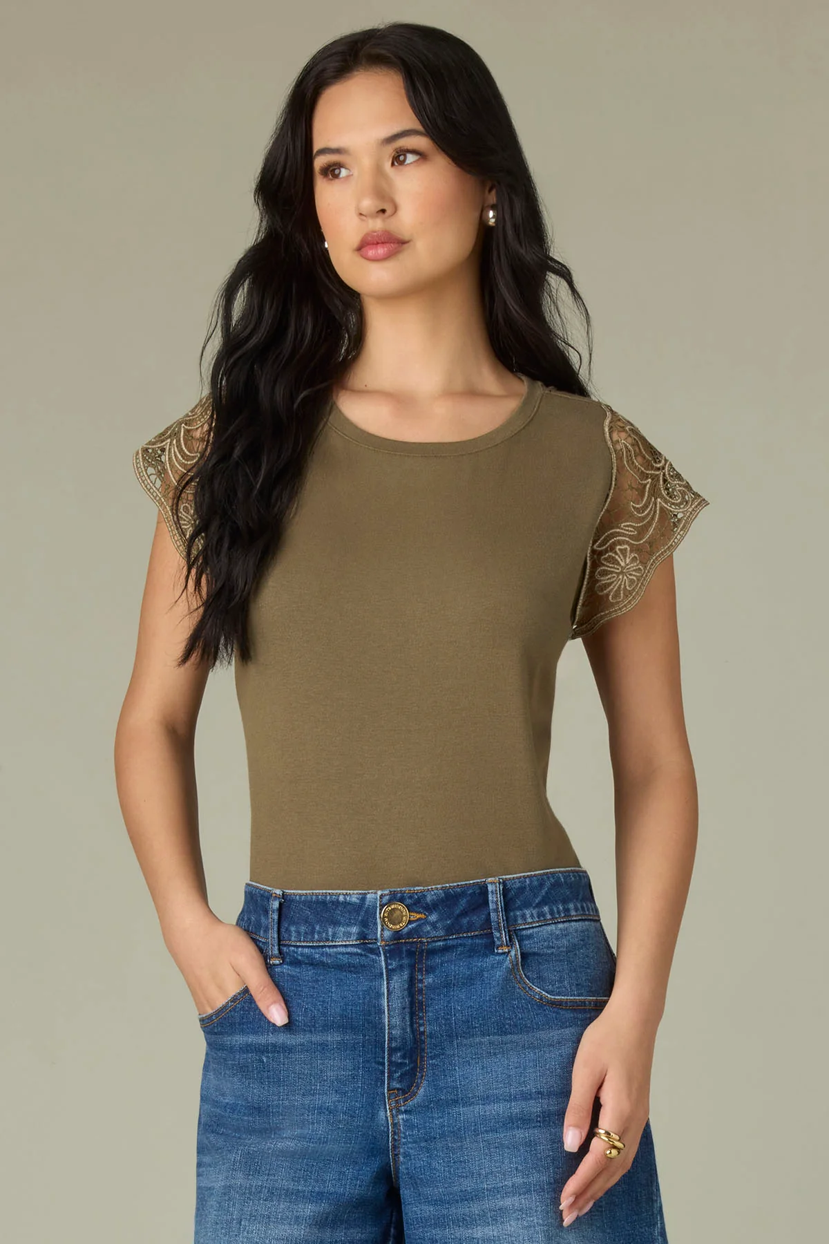 Kristi Scoop neck Crochet