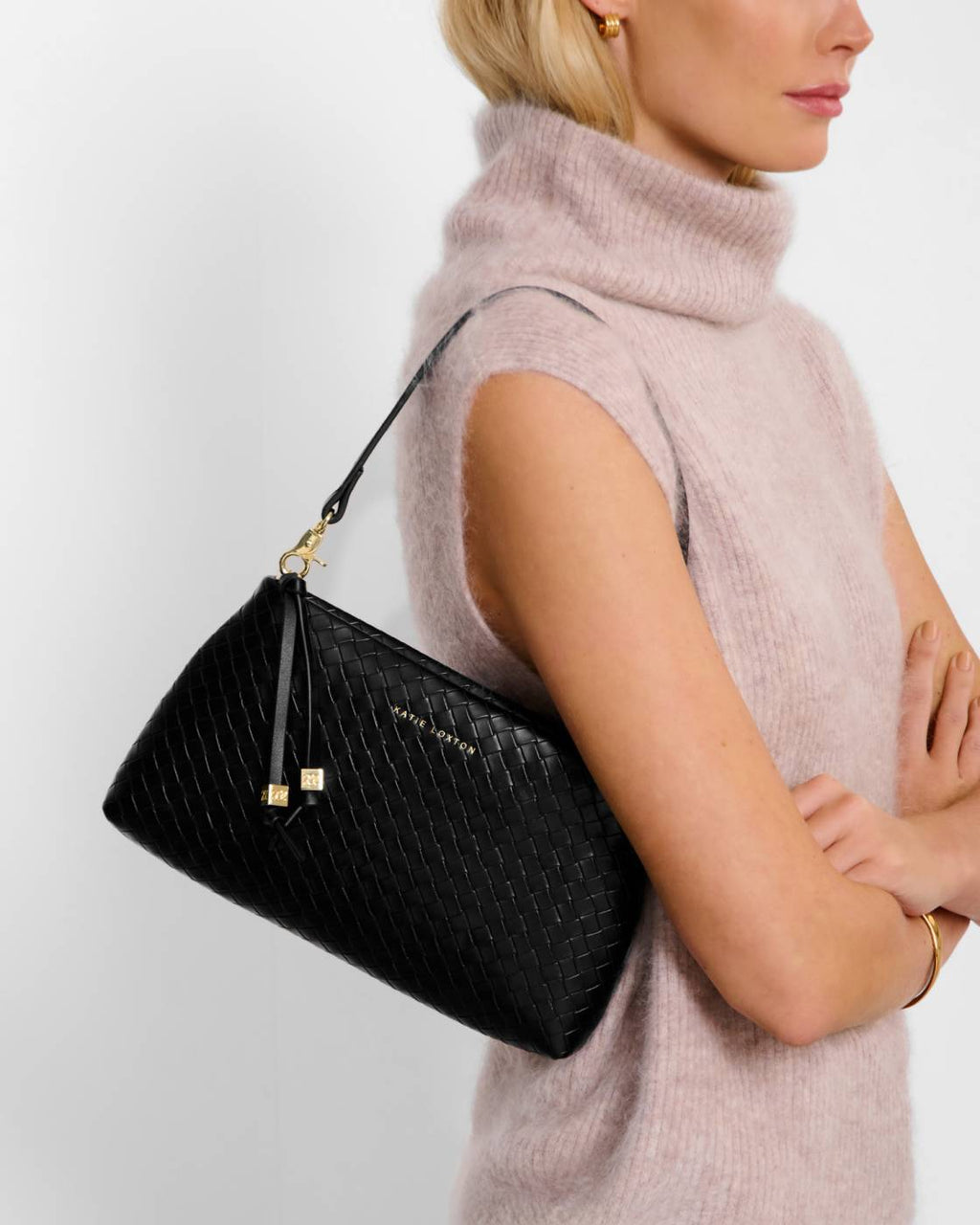 KL Black Nova Woven SM Bag