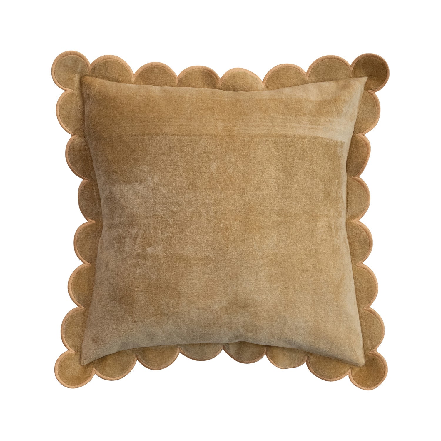 Velvet Mustard Pillow