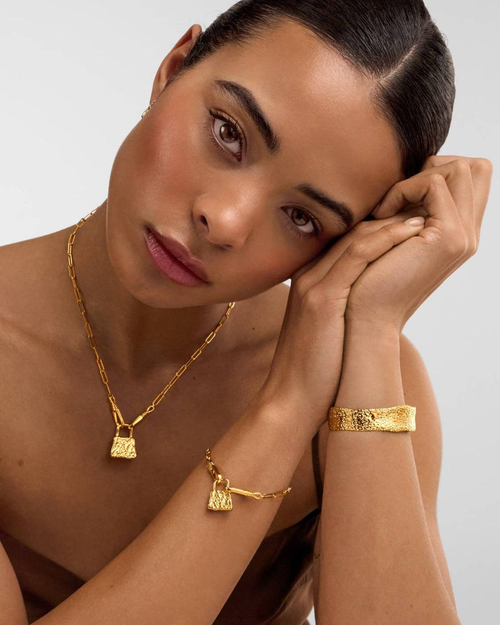 KL Luxe Lock Necklace