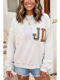 WWJD Patchwork Sweatshirt