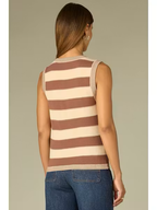 Regan Stripe Sweater V-Neck