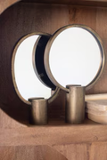 Table Top Mirror Gold