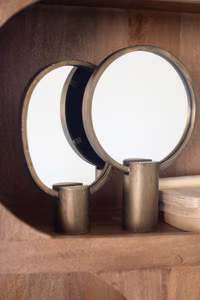 Table Top Mirror Gold