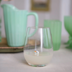 18oz. Wine Glass with Swan