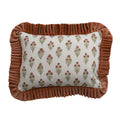 Cotton Slub Printed Lumbar Pillow