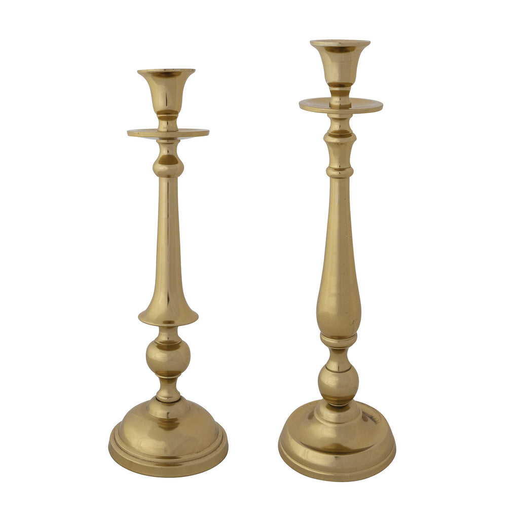 Set of 2 Cast Iron Taper Holders