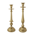 Set of 2 Cast Iron Taper Holders