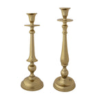 Set of 2 Cast Iron Taper Holders