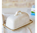 W1 Latte Splatter Butter Dish*