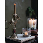 Glass Candle Holder