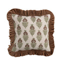Square Cotton Slub Printed Pillow