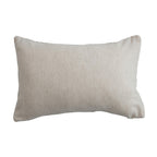 Velvet Embroidered Lumbar Pillow
