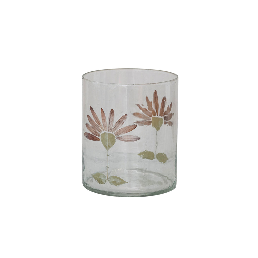 Glass Candle Holder