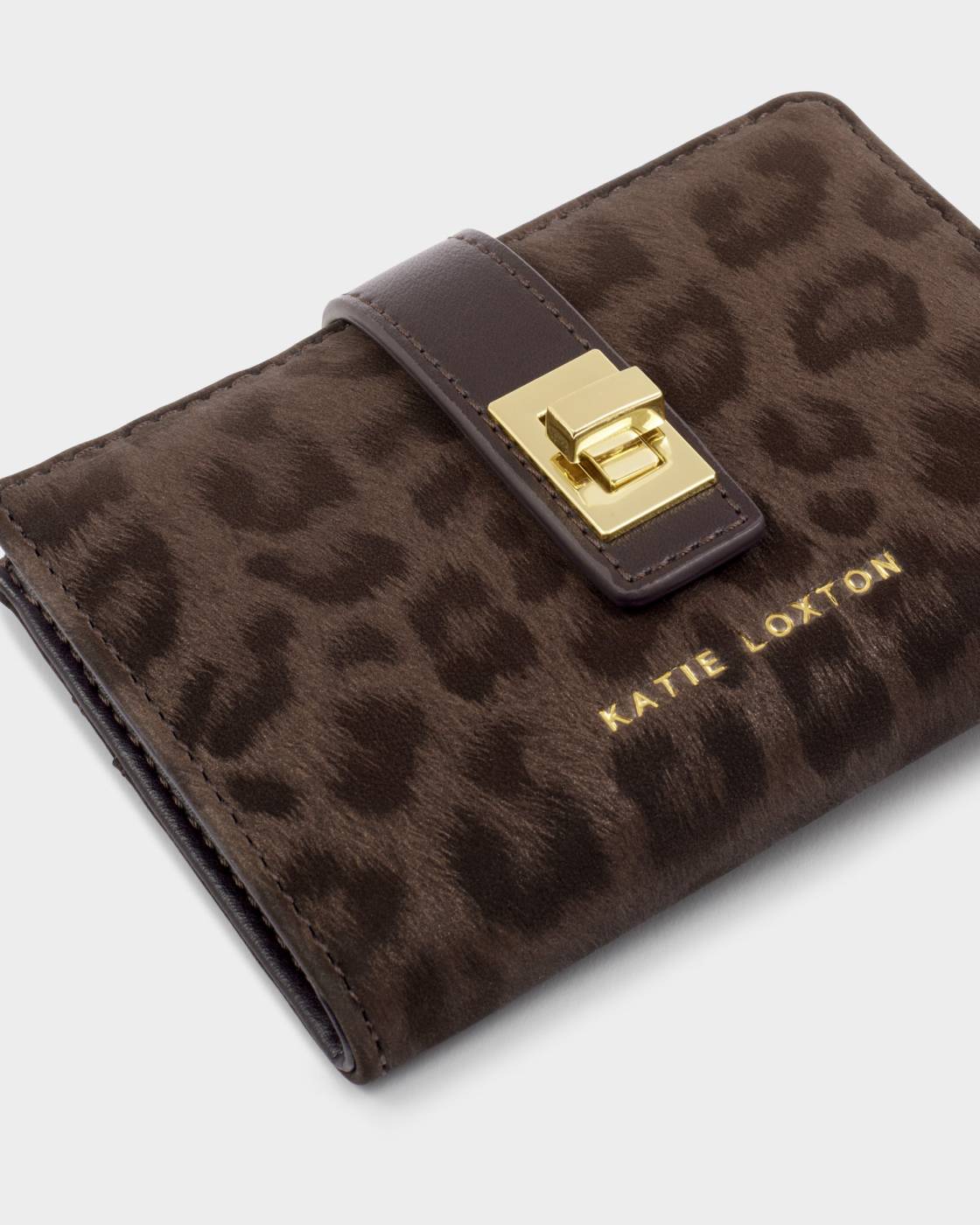 KL Leopard Orin Lock Wallet