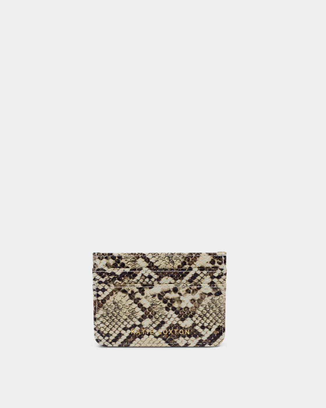 KL Faux Snake Avery Cardholder